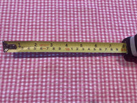 Deep Pink Seersucker 4mm Gingham Check