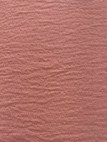 Dark Salmon Textured Crepe Knit