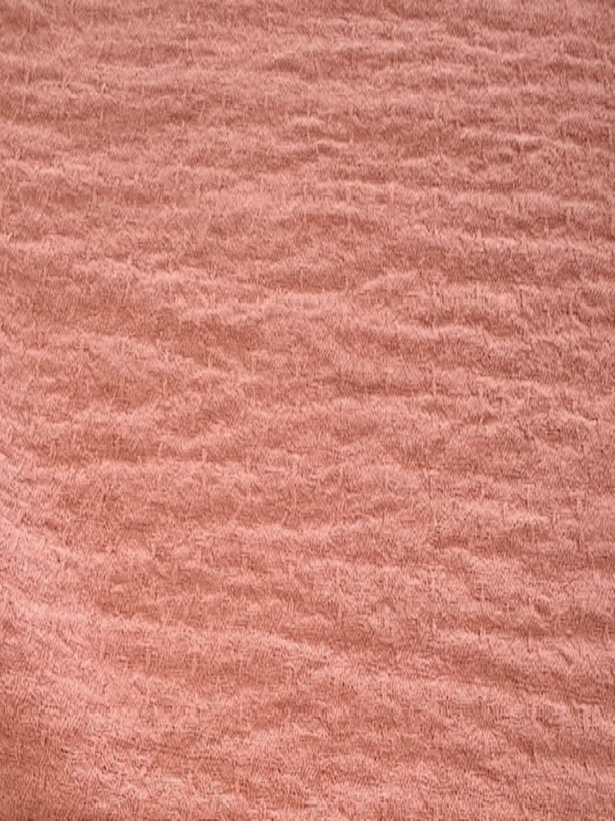 Dark Salmon Textured Crepe Knit