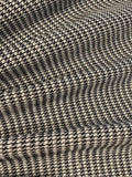 Black Dogtooth Suiting Weight