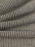 Black Dogtooth Suiting Weight