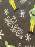 Ninny Muggins Elf on Bottle Cotton Poplin