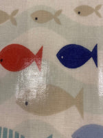 Multi Coloured Shoal of Fish on PVC Coated Cotton