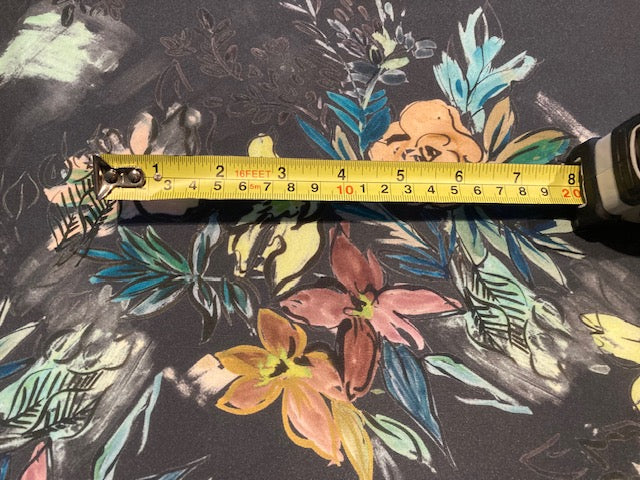 Flower Bunches on Bottle Green