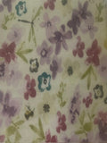 Lavender & Lime Floral on PVC Coated Cotton