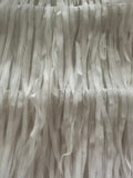 Ivory Layered Tassel On Chiffon
