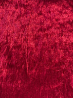 Bright Fuchsia Crushed Stretch Velvet