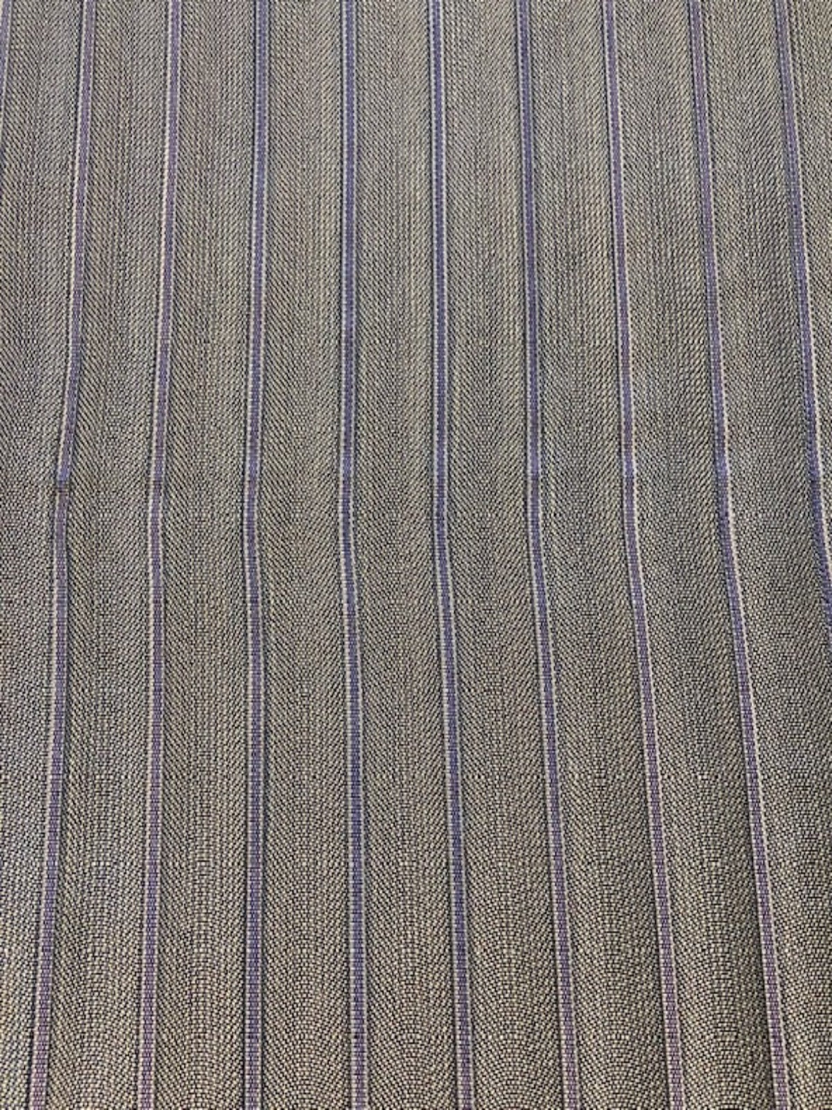 Double Striped Fabric, Green one Side Blue the other Side