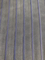 Double Striped Fabric, Green one Side Blue the other Side