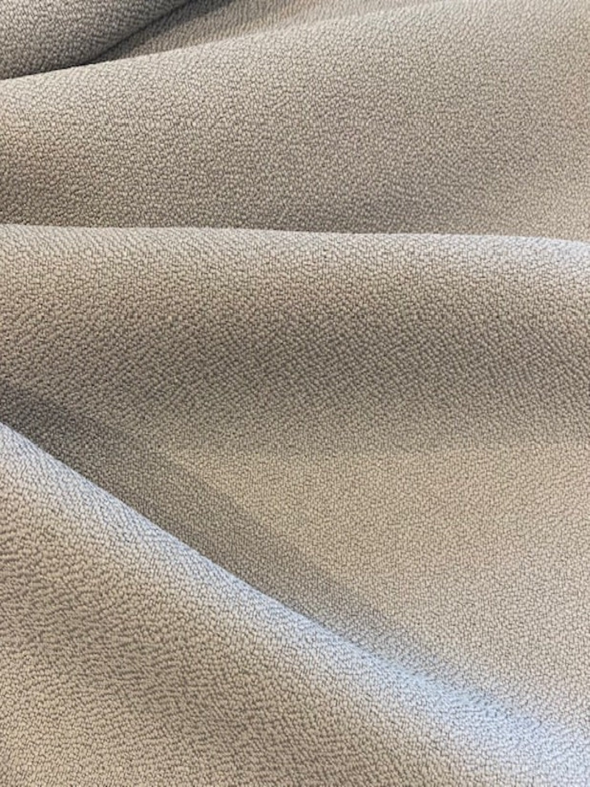 Mid Grey Bubble Crepe