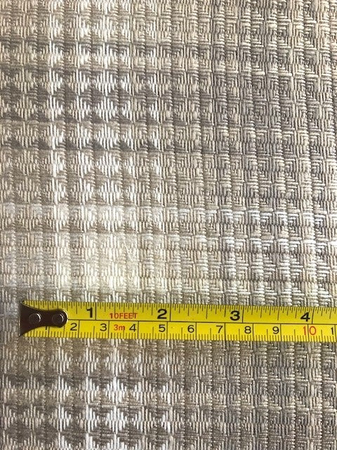 Beige/Mink/Ivory Geometric Textured Heavy Weight Furnishing
