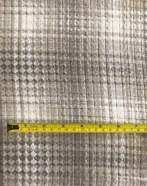 Beige/Mink/Ivory Geometric Textured Heavy Weight Furnishing