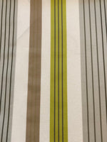 Lime/Grey/Mink Striped Furnishing