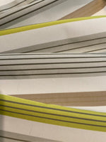 Lime/Grey/Mink Striped Furnishing