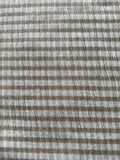 Coffee Seersucker Stripe