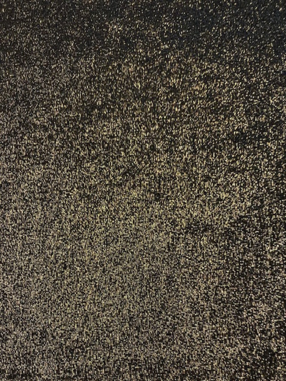 Gold Foil Print Glitter effect on Black Knit