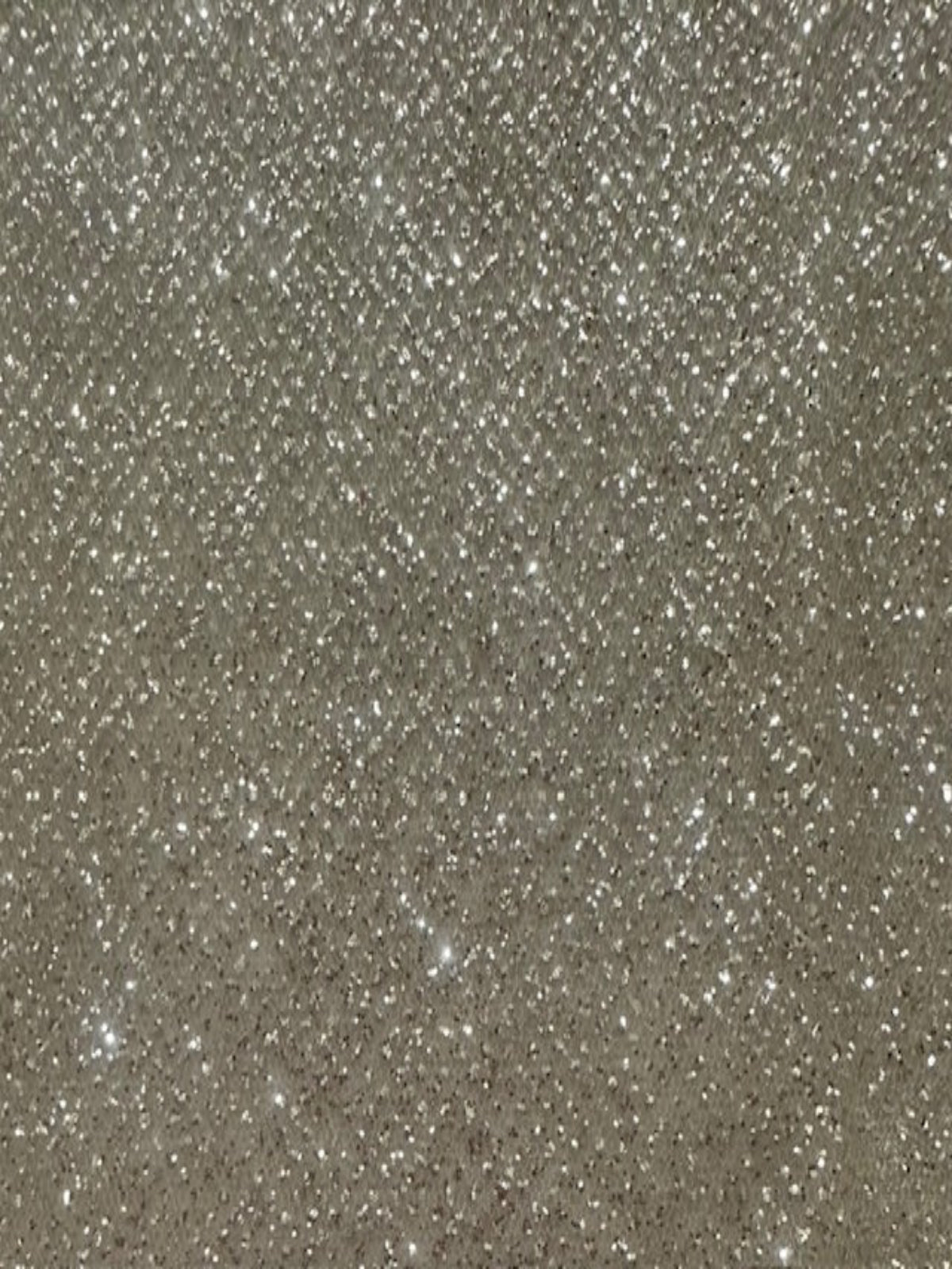 Gold Allover Glitter on Tulle