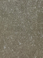 Gold Allover Glitter on Tulle