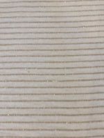 Gold Lurex Pinstripe on Cream Tubular Knit