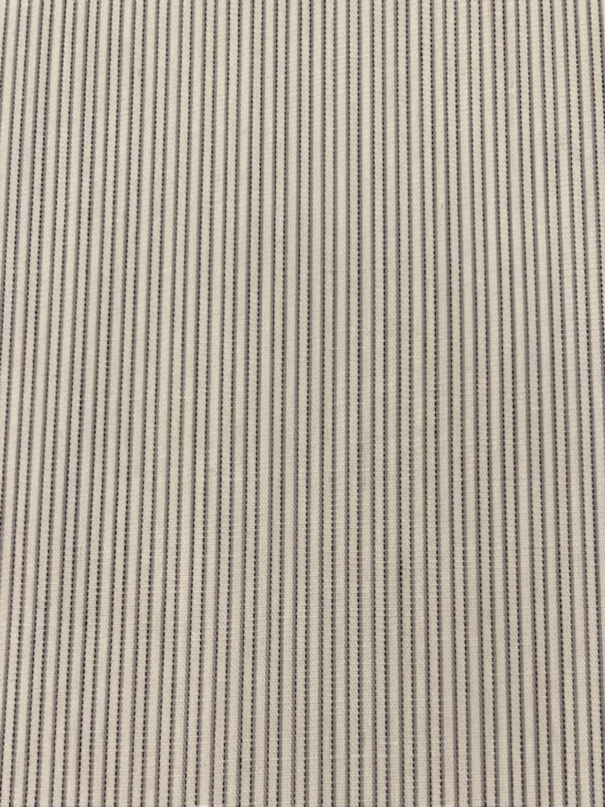 Grey Pinstripe Shirting Weight