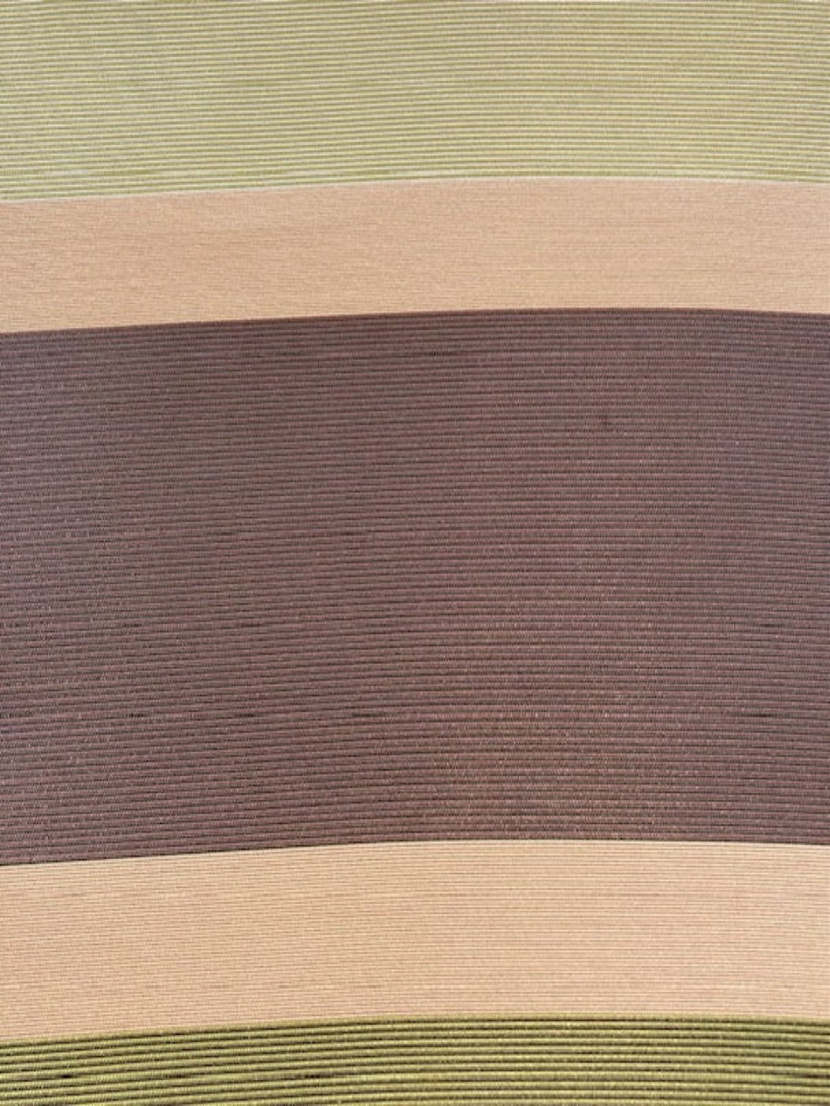 Brown & shades of Green Stripes Running Across the Fabric, Crisp Finish