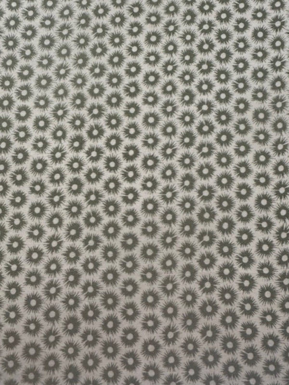 Bottle Green Star on Cotton Lawn