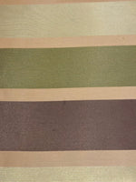 Lime/Mauve Woven Stripe. Stripes run across the fabric