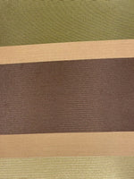 Lime/Mauve Woven Stripe. Stripes run across the fabric