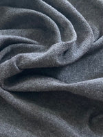 Charcoal Marl Soft Handle Viscose Knit