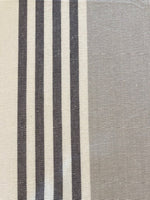 Grey Stripes on Wide 250cm Cotton. Stripes run along the fabric