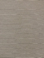 Grey/Ivory Stripe Woven Linen Mix with Stretch. Dressweight