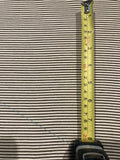 Grey/Ivory Stripe Woven Linen Mix with Stretch. Dressweight