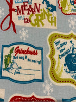 The Grinch Christmas Tags On Cotton