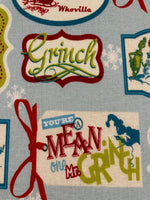 The Grinch Christmas Tags On Cotton