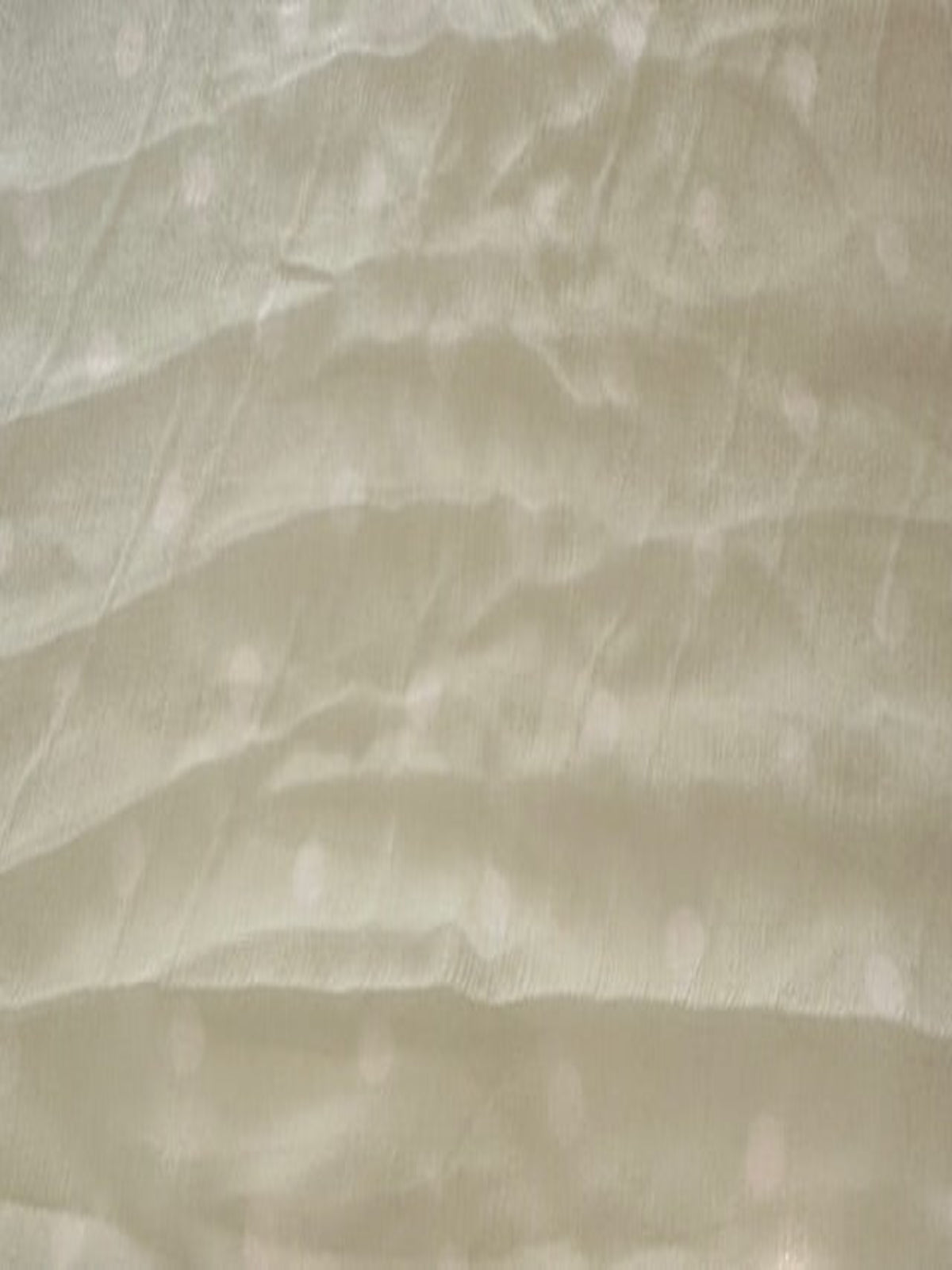 Cream Spot on Lime Yoryu Silk Chiffon