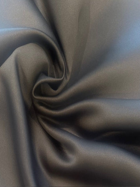Gunmetal Duchess Satin