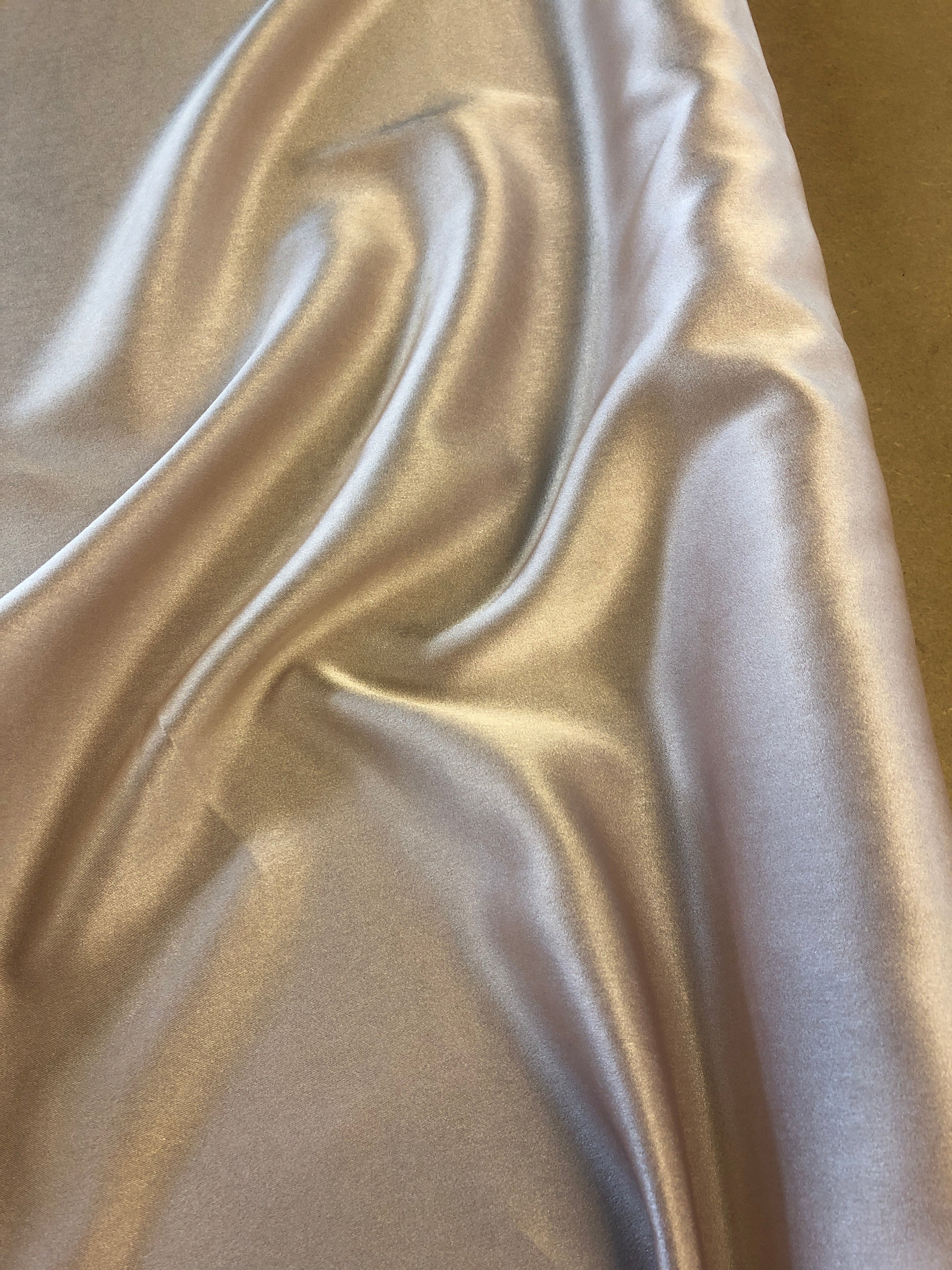 Coffee Satin Backed Crepe. 180g/m2, 100% Polyester. Roll Size: 2m