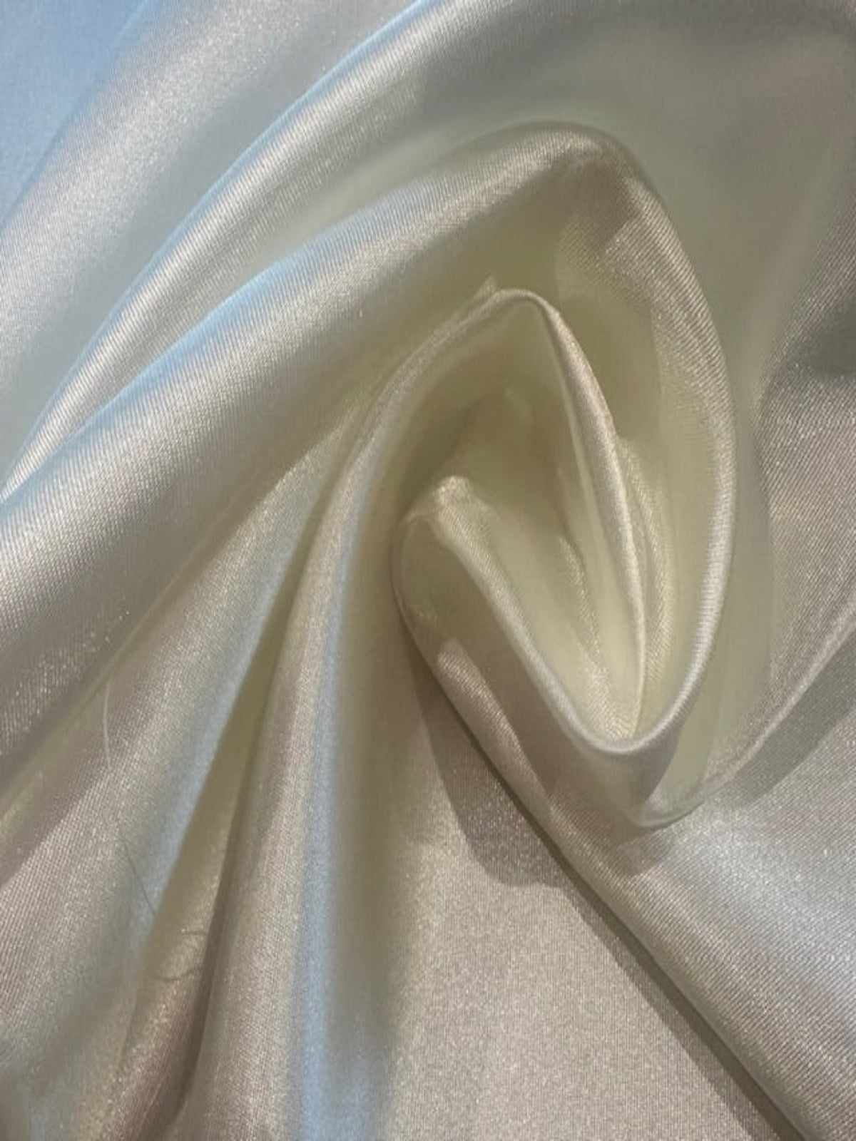 Ivory High Shine Crisp Satin