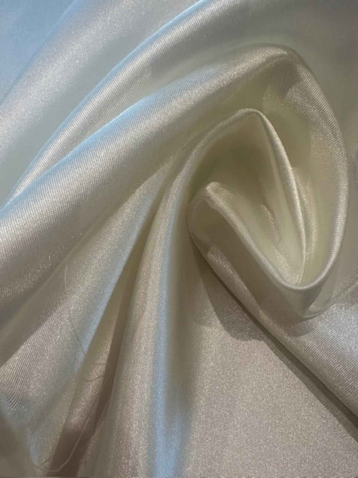 Ivory High Shine Crisp Satin