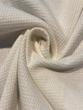 Ivory Cotton Mix Pique