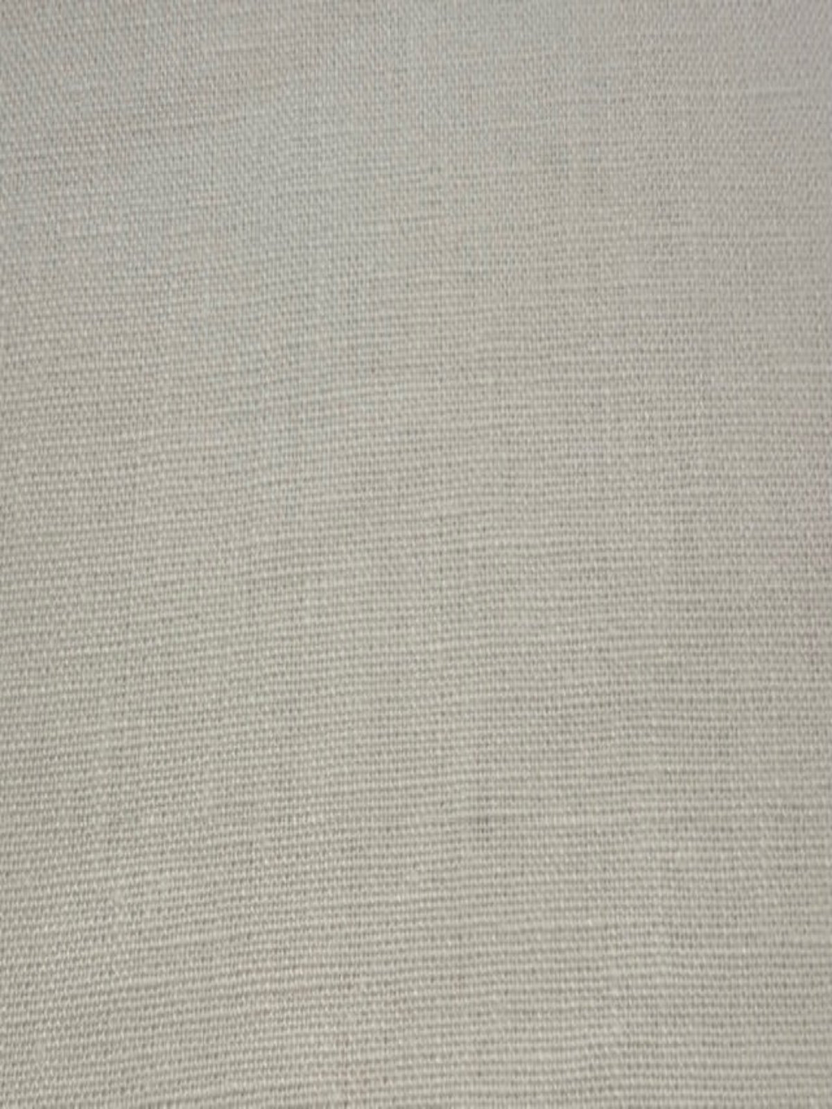 Ivory Plain Weave with Some Slubs. Linen/Cotton Mix Firm Handle