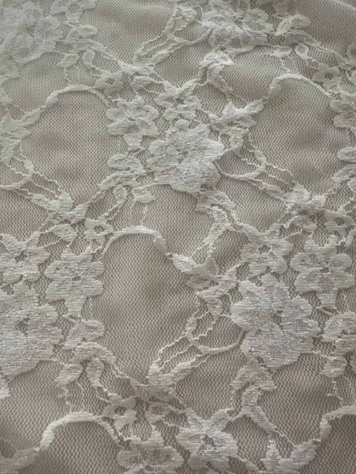 Ivory Fine Lace with Stretch