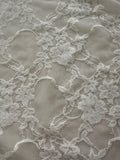 Ivory Fine Lace with Stretch