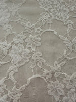 Ivory Fine Lace with Stretch