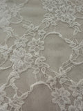 Ivory Fine Lace with Stretch