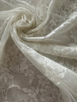 Ivory Fine Lace with Stretch