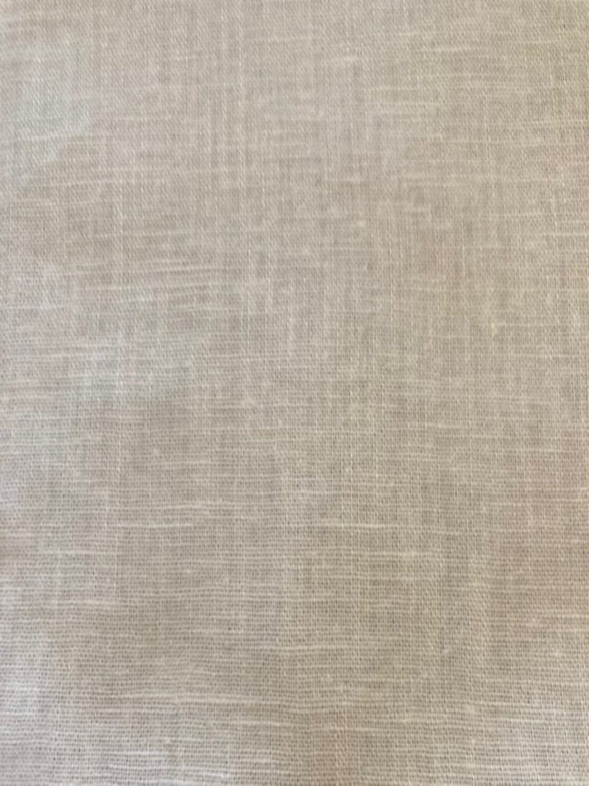 Ivory Smooth Handle Linen/Cotton