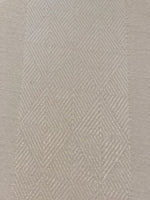 Ivory on Ivory Linen Jacquard Stripe - Stripes running along the Fabric