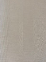 Ivory on Ivory Linen Jacquard Stripe - Stripes running along the Fabric