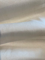 Ivory on Ivory Linen Jacquard Stripe - Stripes running along the Fabric